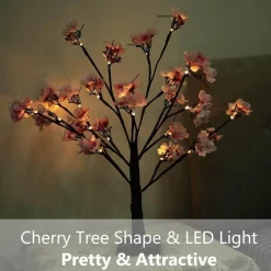LED Fairy Tree Desk Lamp - Magical Night Light Decor