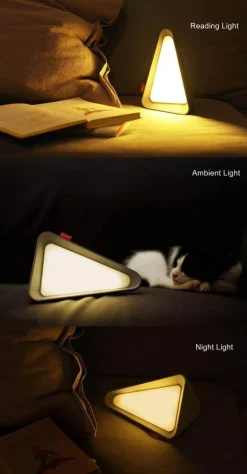 LED Gravity Sensor Night Light - Creative Flip Design
