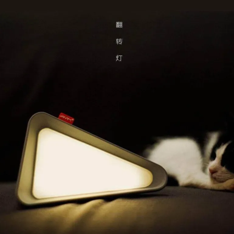 LED Gravity Sensor Night Light - Creative Flip Design
