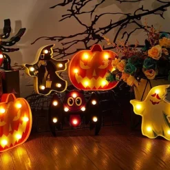 LED Halloween Pumpkin Night Lamp - Festive Decoration