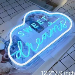 LED Neon Sign - Sweet Dreams Bedroom Wall Decor