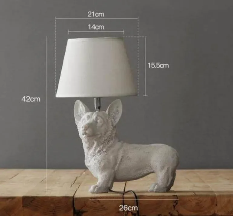 LED Puppy Love Table Light - Creative Pet Decor