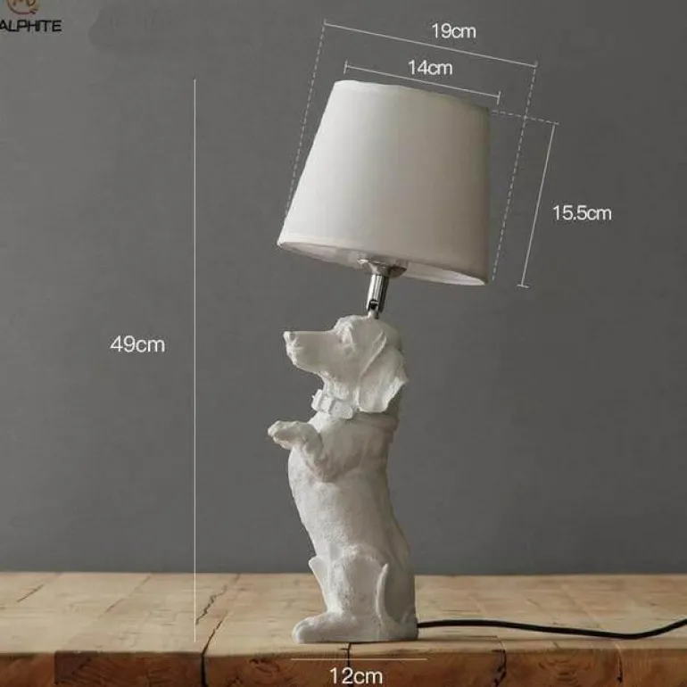 LED Puppy Love Table Light - Creative Pet Decor