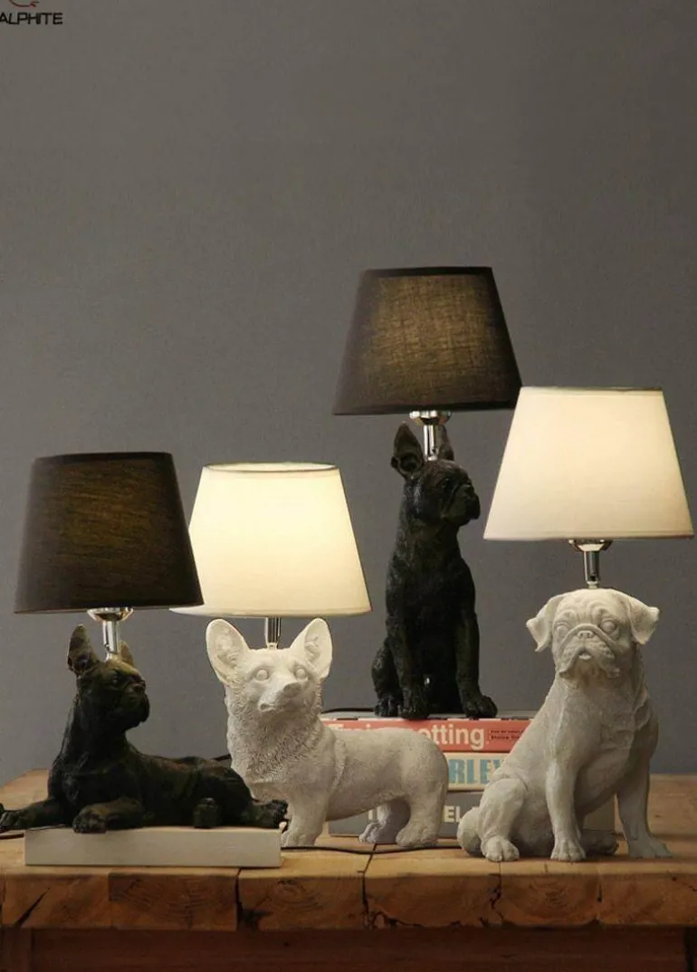 LED Puppy Love Table Light - Creative Pet Decor