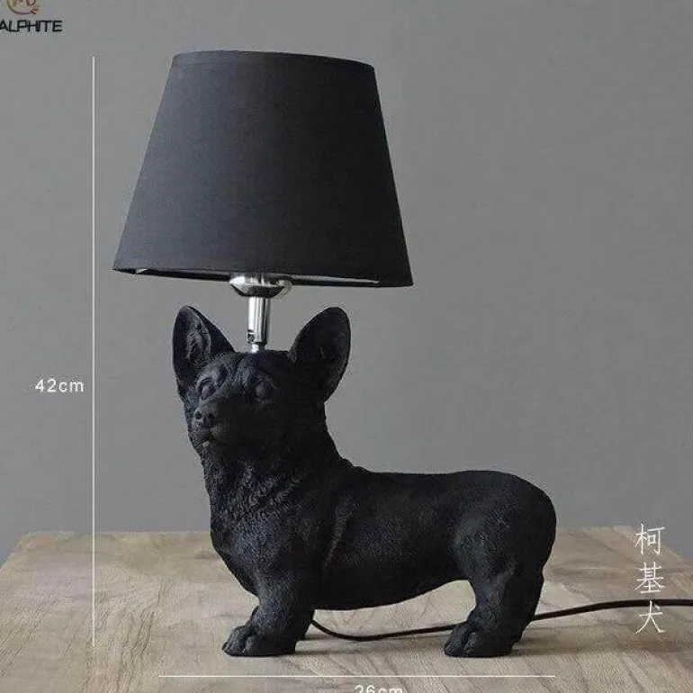 LED Puppy Love Table Light - Creative Pet Decor