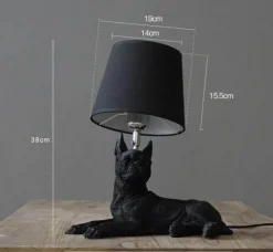 LED Puppy Love Table Light - Creative Pet Decor
