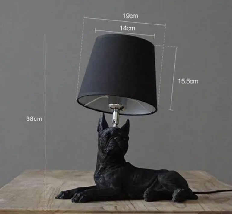 LED Puppy Love Table Light - Creative Pet Decor