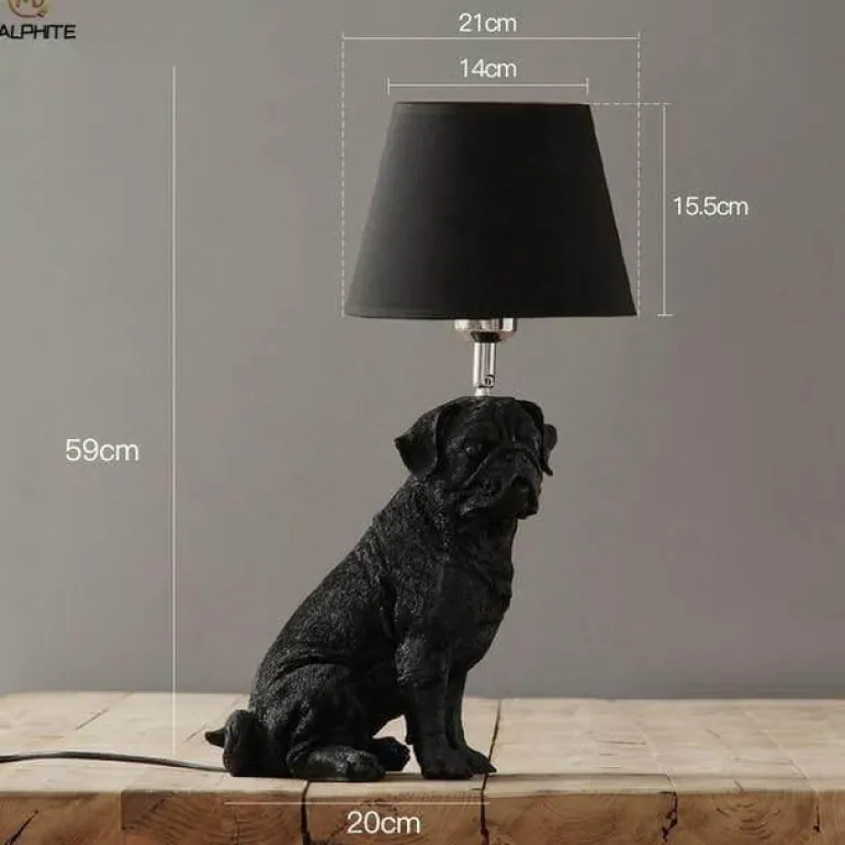 LED Puppy Love Table Light - Creative Pet Decor