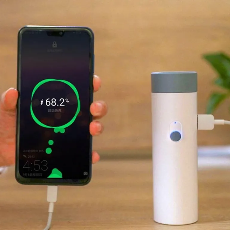 LED Rechargeable Desk Lamp - Mini Power Bank Light