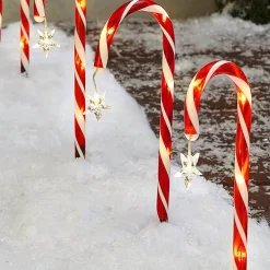 LED Solar Zuckerstangenlampe - Weihnachtsdeko für draußen