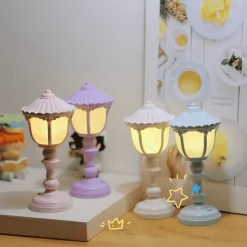LED Straßenlaterne Tischleuchte - Kreative Nachtlampe