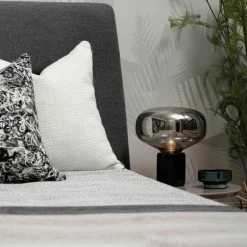 LED Table Lamp - Postmodern Marble Glass Design