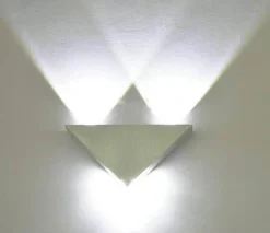 LED Triangle Wall Lamp - Stylish Modern Lighting Fixture