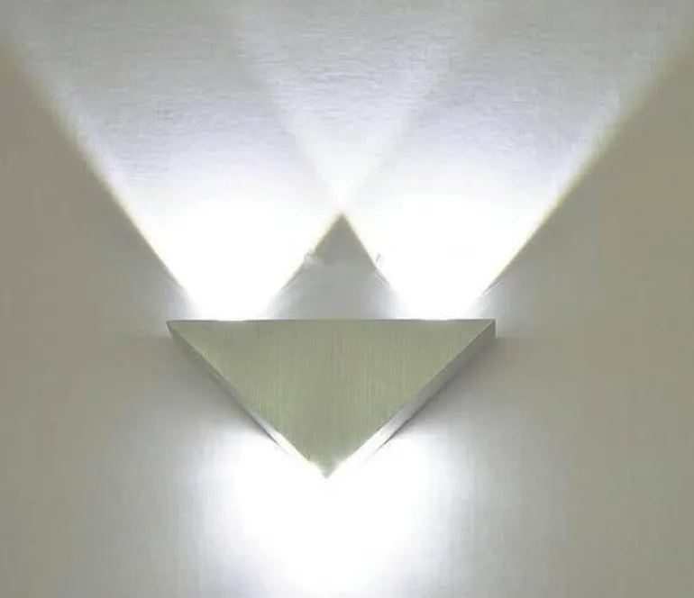 LED Triangle Wall Lamp - Stylish Modern Lighting Fixture