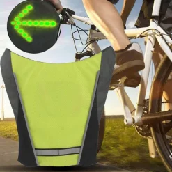LED Wireless Bike Signal Vest - Reflektierende Sicherheitsweste