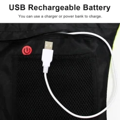 LED Wireless Bike Signal Vest - Reflektierende Sicherheitsweste