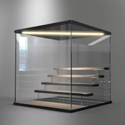 LED-Acryl-Displaybox - Beleuchteter Schaukasten-Organizer