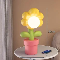 LED-Blumen-Nachtlicht - Dekorative Heimlampe