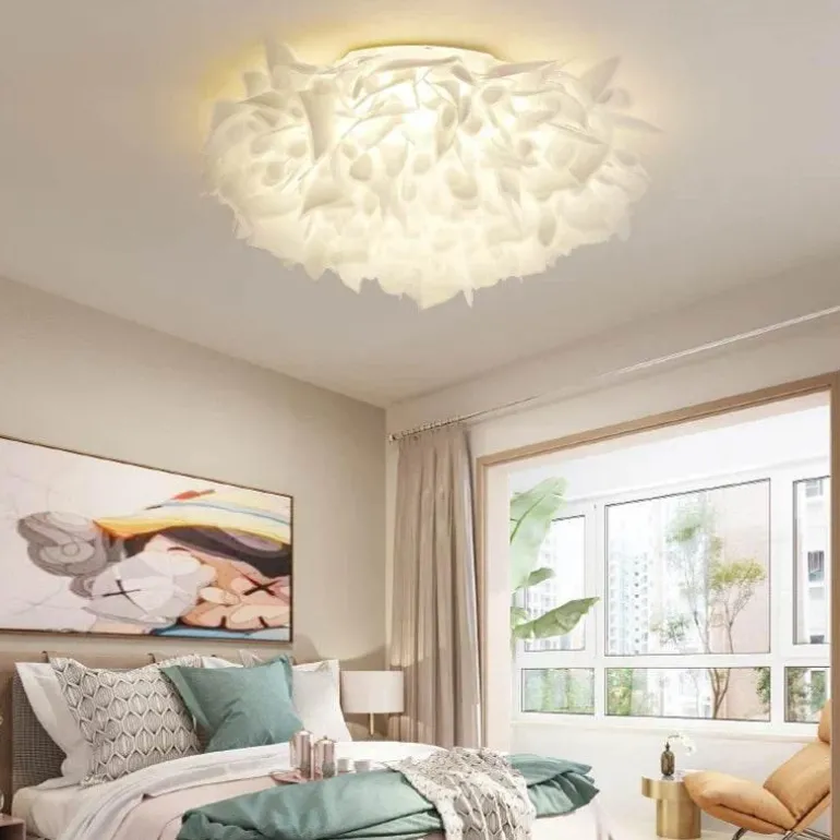 LED-Deckenleuchte - Elegantes, dimmbares Blumendesign