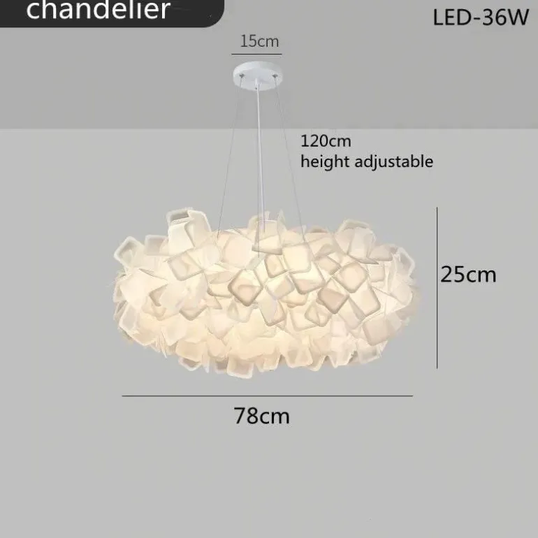 LED-Deckenleuchte - Elegantes, dimmbares Blumendesign