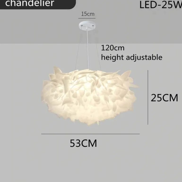 LED-Deckenleuchte - Elegantes, dimmbares Blumendesign