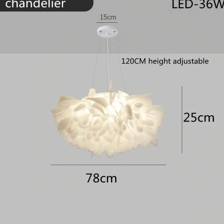 LED-Deckenleuchte - Elegantes, dimmbares Blumendesign