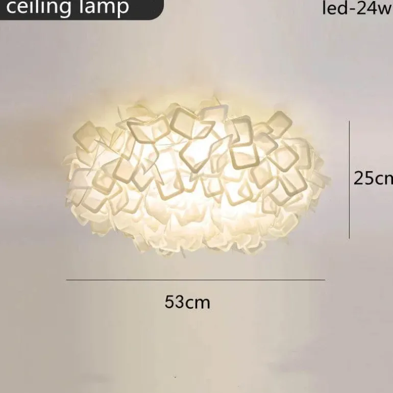 LED-Deckenleuchte - Elegantes, dimmbares Blumendesign