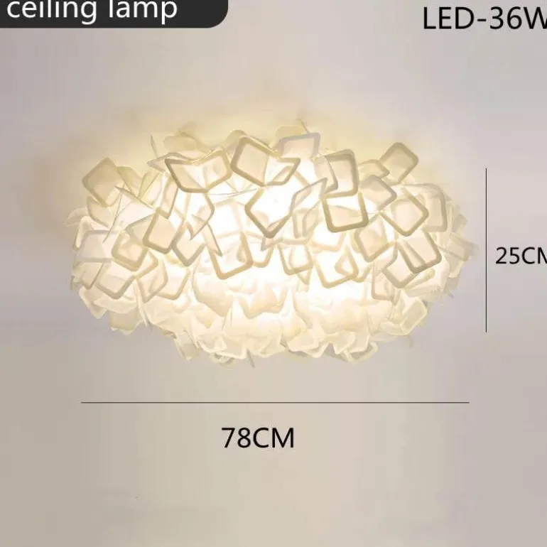 LED-Deckenleuchte - Elegantes, dimmbares Blumendesign