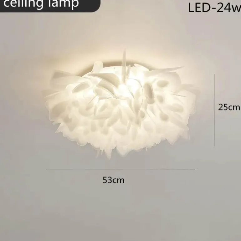 LED-Deckenleuchte - Elegantes, dimmbares Blumendesign