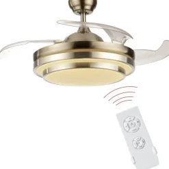LED-Deckenventilatorlampe mit Fernbedienung – Moderne Beleuchtungsvorrichtung für das Zuhause