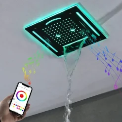 LED-Duschkopf – Regendusche mit Musikfunktion