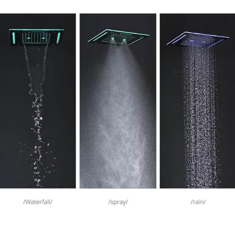 LED-Duschkopf – Regendusche mit Musikfunktion