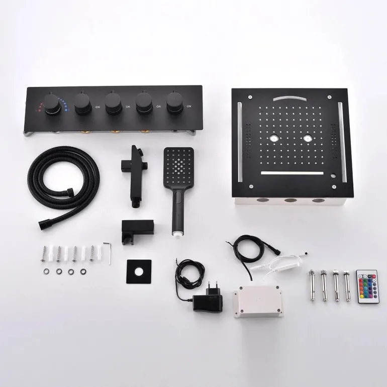 LED-Duschkopf – Regendusche mit Musikfunktion