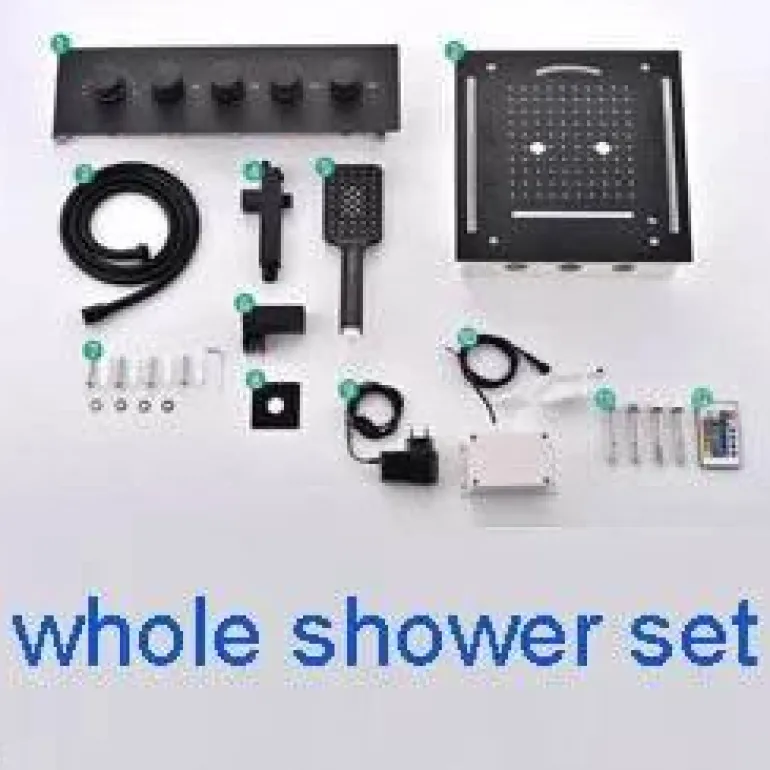 LED-Duschkopf – Regendusche mit Musikfunktion
