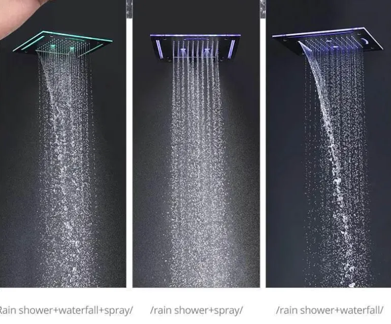 LED-Duschkopf – Regendusche mit Musikfunktion