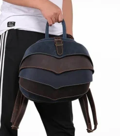 Leder Retro Herren Rucksack - Moderne Echtledertasche