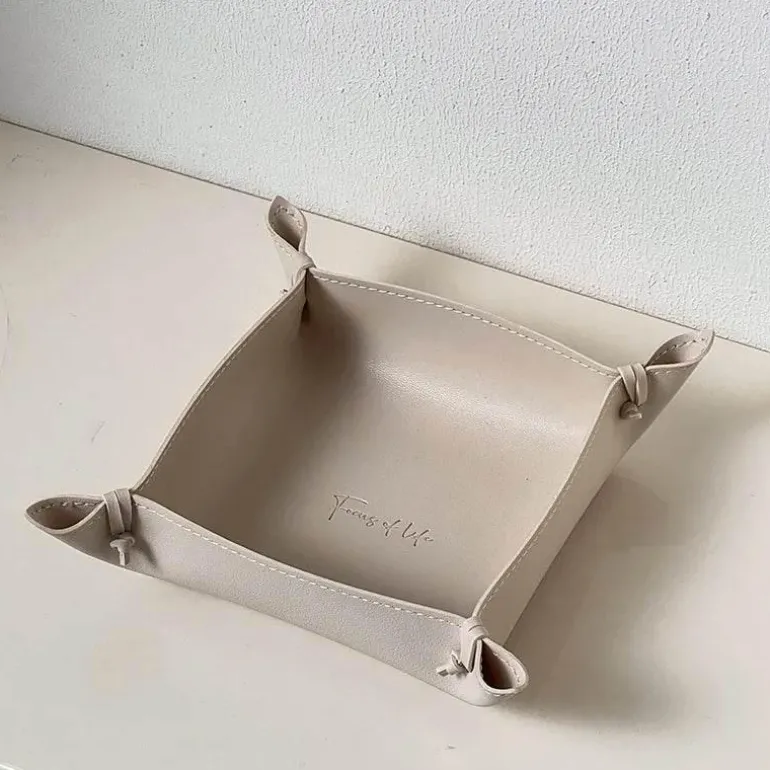 Ledertablett - Stilvoller Home Organizer
