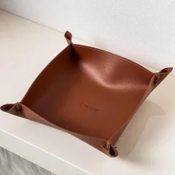 Ledertablett - Stilvoller Home Organizer