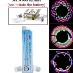 LED-Fahrradradlicht - Sicherheitsreifenbeleuchtung