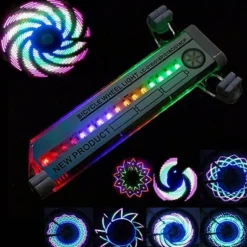 LED-Fahrradradlicht - Sicherheitsreifenbeleuchtung