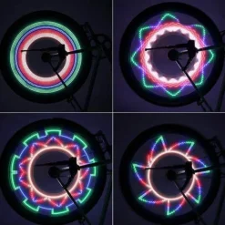 LED-Fahrradradlicht - Sicherheitsreifenbeleuchtung