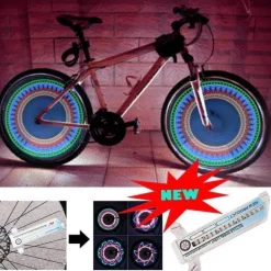 LED-Fahrradradlicht - Sicherheitsreifenbeleuchtung