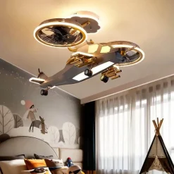 LED-Helikopter-Ventilatorlampe – Sky Hero Design