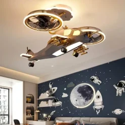 LED-Helikopter-Ventilatorlampe – Sky Hero Design