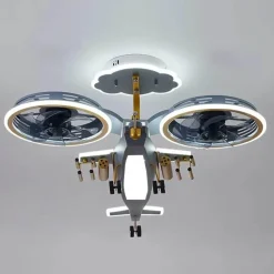 LED-Helikopter-Ventilatorlampe – Sky Hero Design