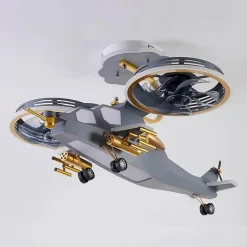 LED-Helikopter-Ventilatorlampe – Sky Hero Design