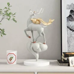 LED-Hirsch-Ornament – ​​beleuchtete Weihnachtsdekoration