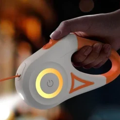 LED-Hundeleine – Automatisch leuchtende, einziehbare Haustierleine