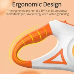 LED-Hundeleine – Automatisch leuchtende, einziehbare Haustierleine