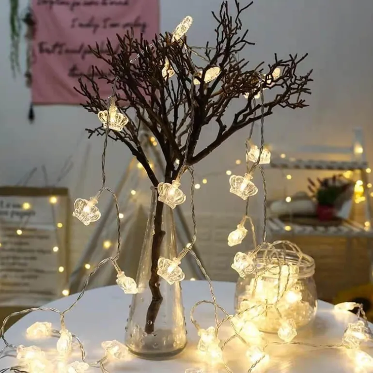 LED-Kronenlichterkette – Dekorative Lichterketten für Events und Feiertage